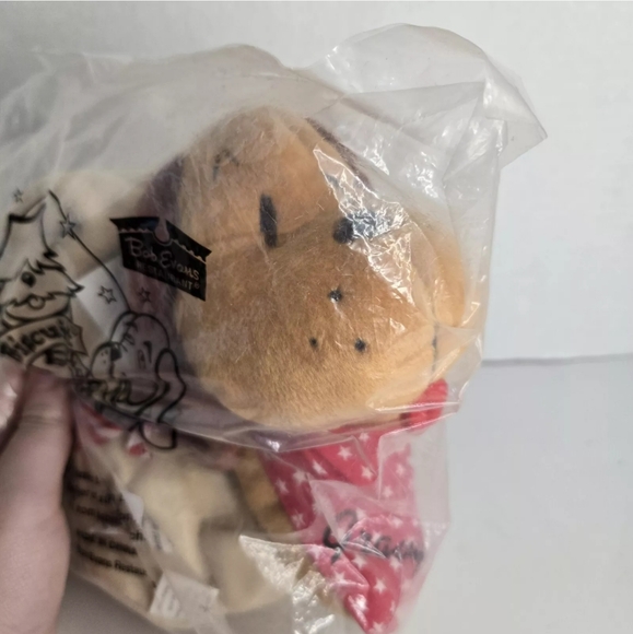 BISCUIT 'N GRAVY Plush Dogs Bob Evans Restaurant Beanbag 1998 Advertising NEW - Picture 3 of 4